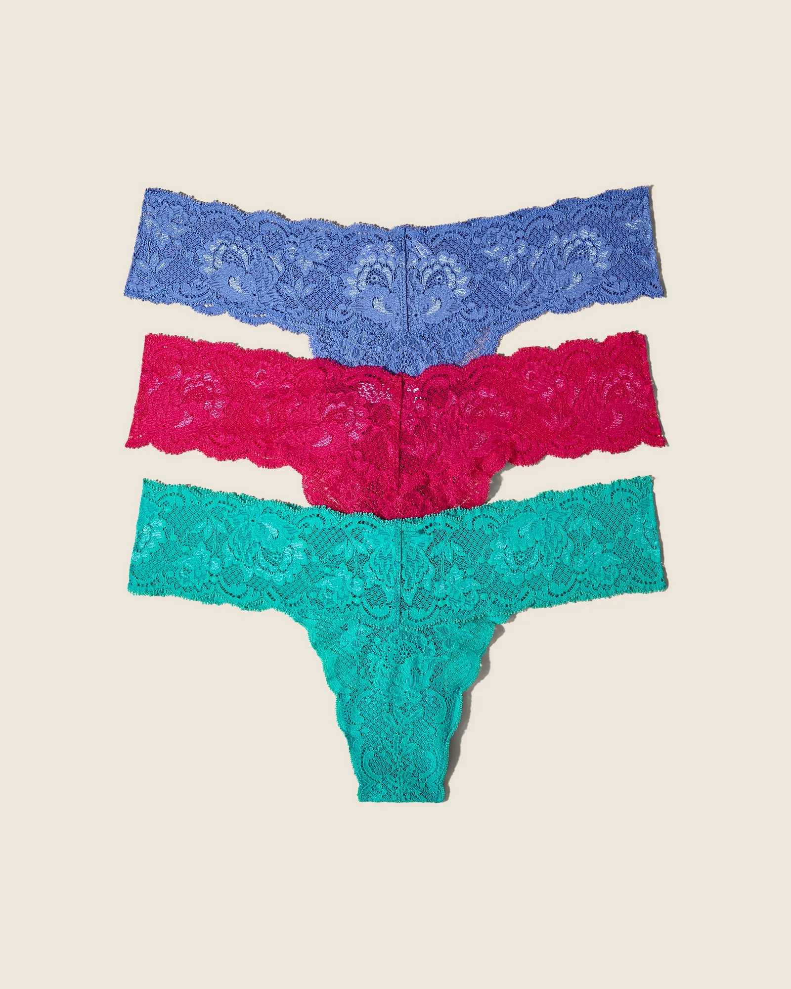 Pack De 3 Tangas Bajos