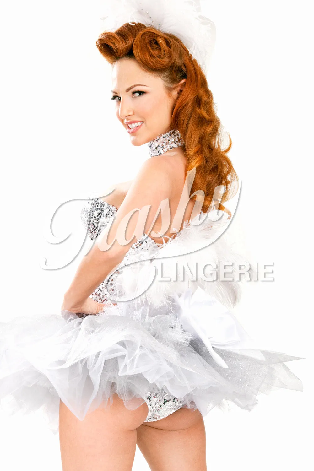 Sequined Showgirl Headpiece