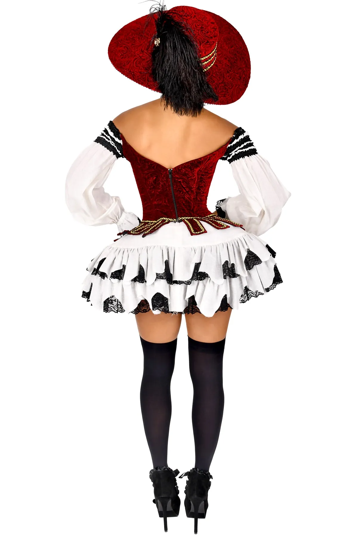Sharon Pirate Corset with Sleeves