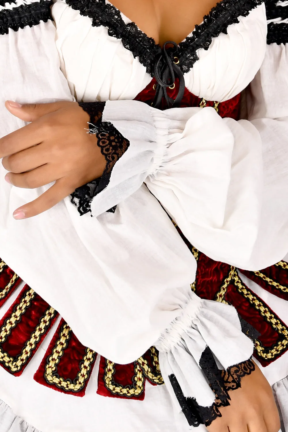 Sharon Pirate Corset with Sleeves